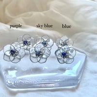 アレルギー対応　flower pierce or earring