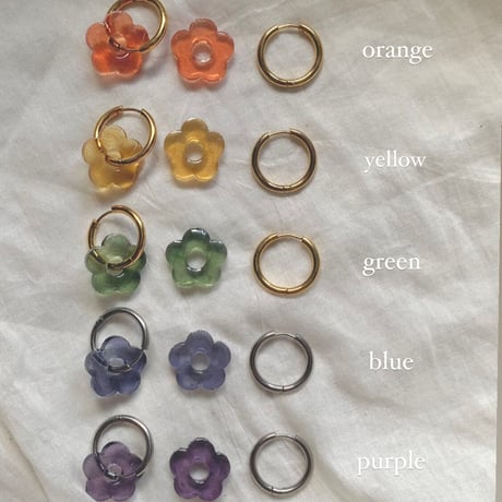 アレルギー対応　2way  pierce or earring