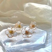 アレルギー対応　flower  pierce or earring