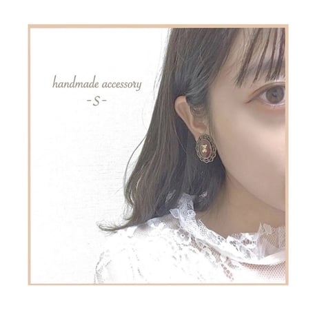 アンティーク薔薇　ピアスorイヤリング