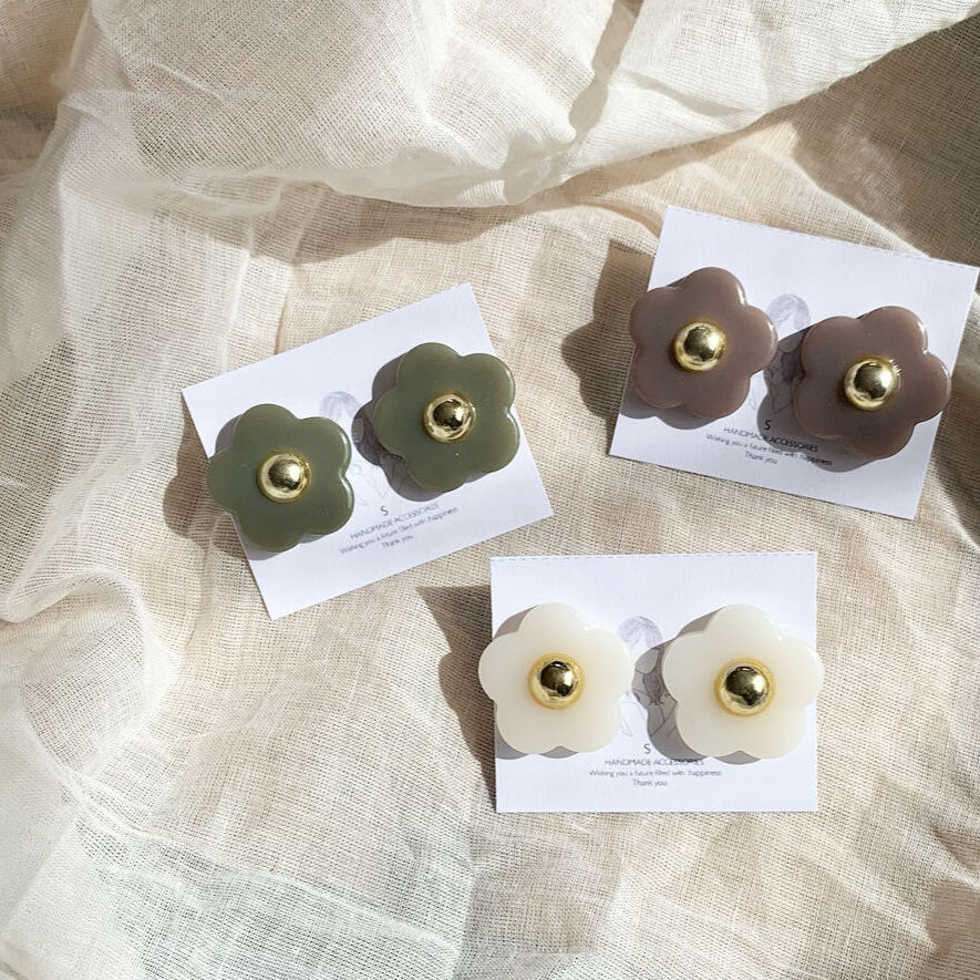 flowerピアスorイヤリング | s-handmadeSTORE
