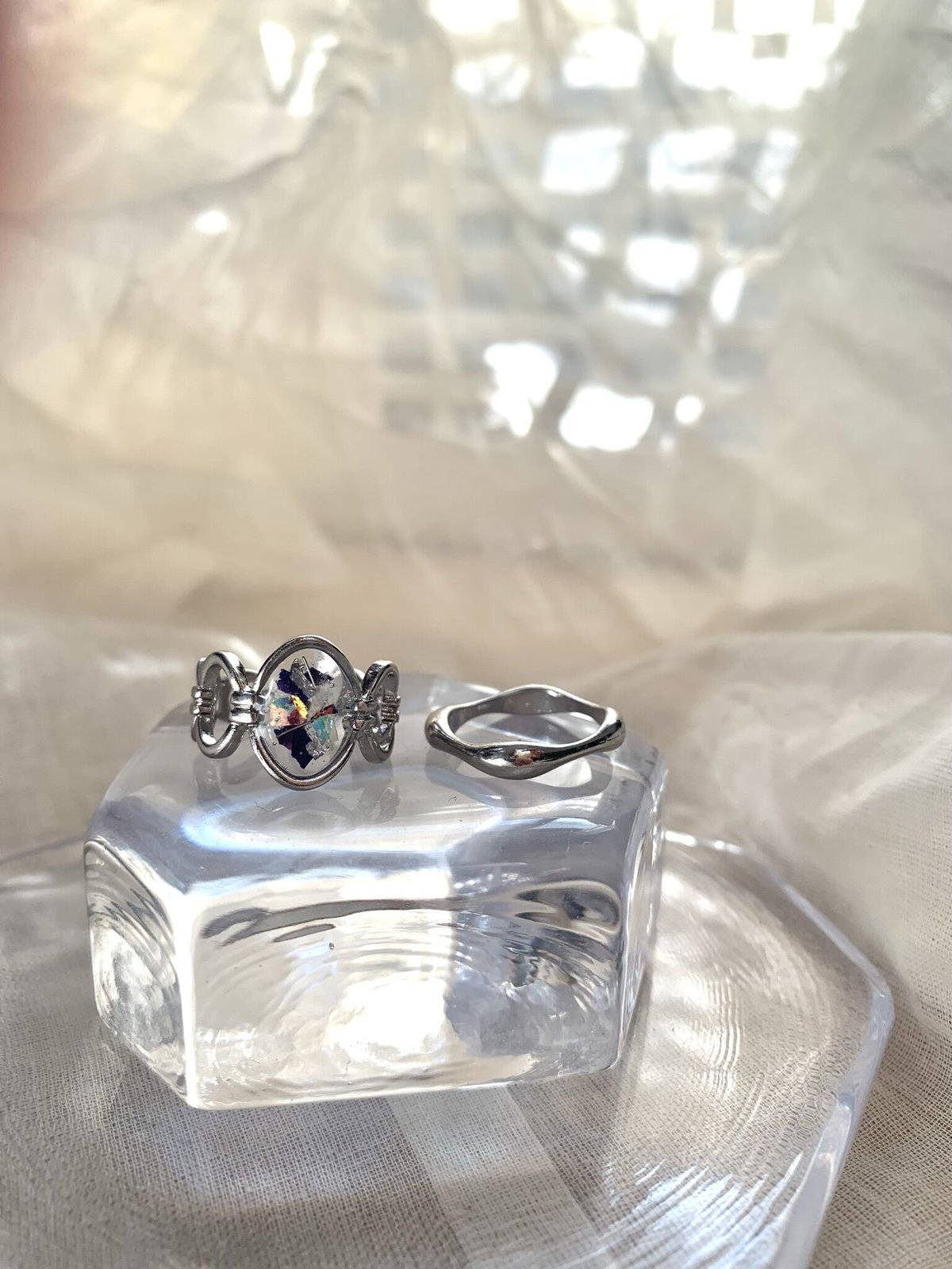 累計販売1,000個突破 silver flower ring | s-handmadeSTORE