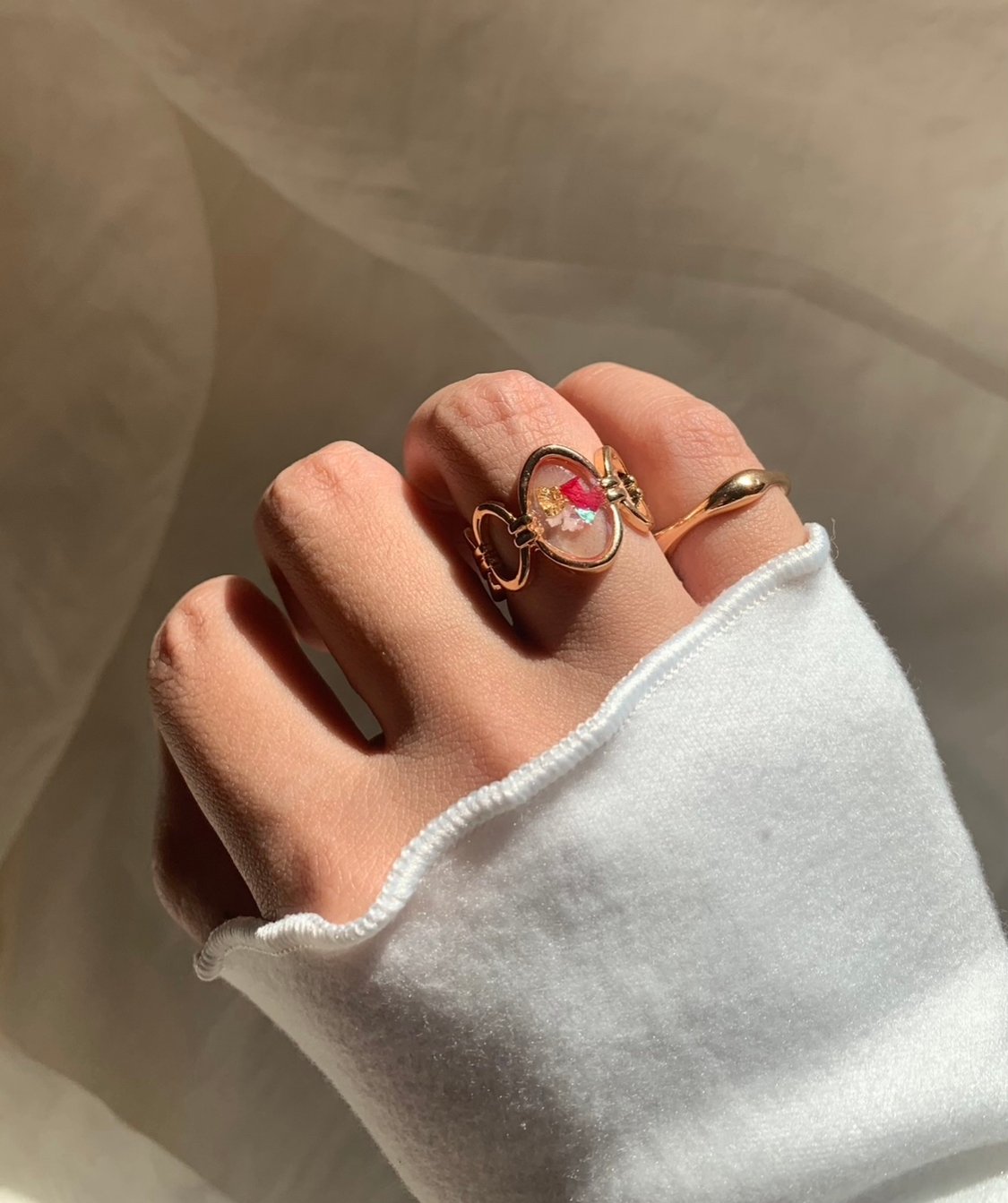 累計1万個個突破 flower ring | s-handmadeSTORE