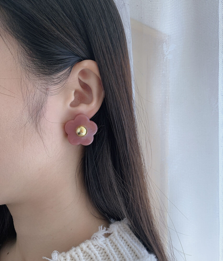 flower ピアスorイヤリング | s-handmadeSTORE