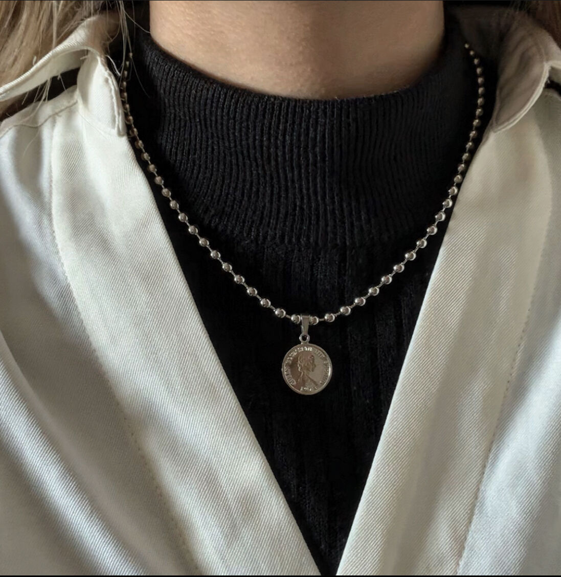 coin necklace