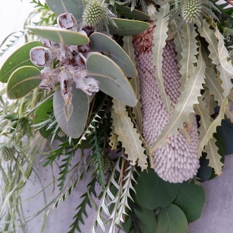 ネイティブフラワーのグリーンスワッグ🌿
