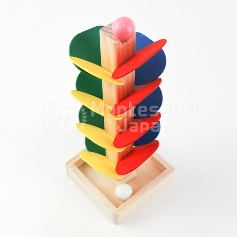 木のおもちゃ 知育玩具 玉転がし | Montessori Japan