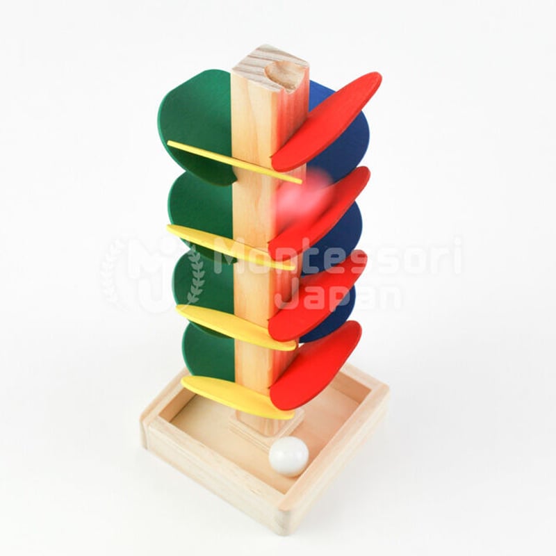 木のおもちゃ 知育玩具 玉転がし | Montessori Japan