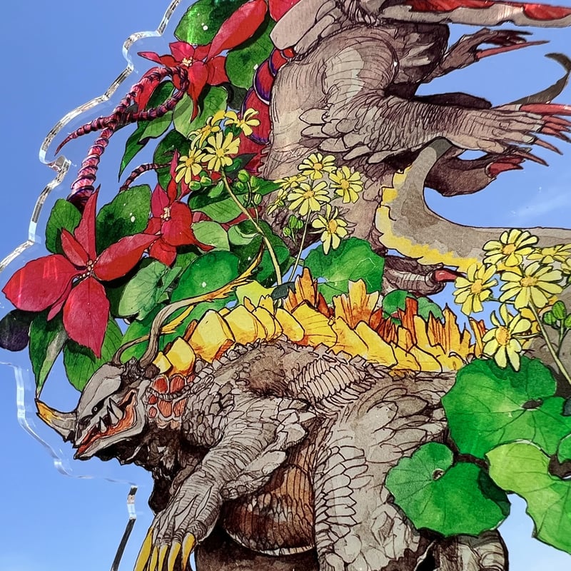 シン・禍威獣百花 アクリルスタンド_ ネロンガ＆ガボラ | NEST+