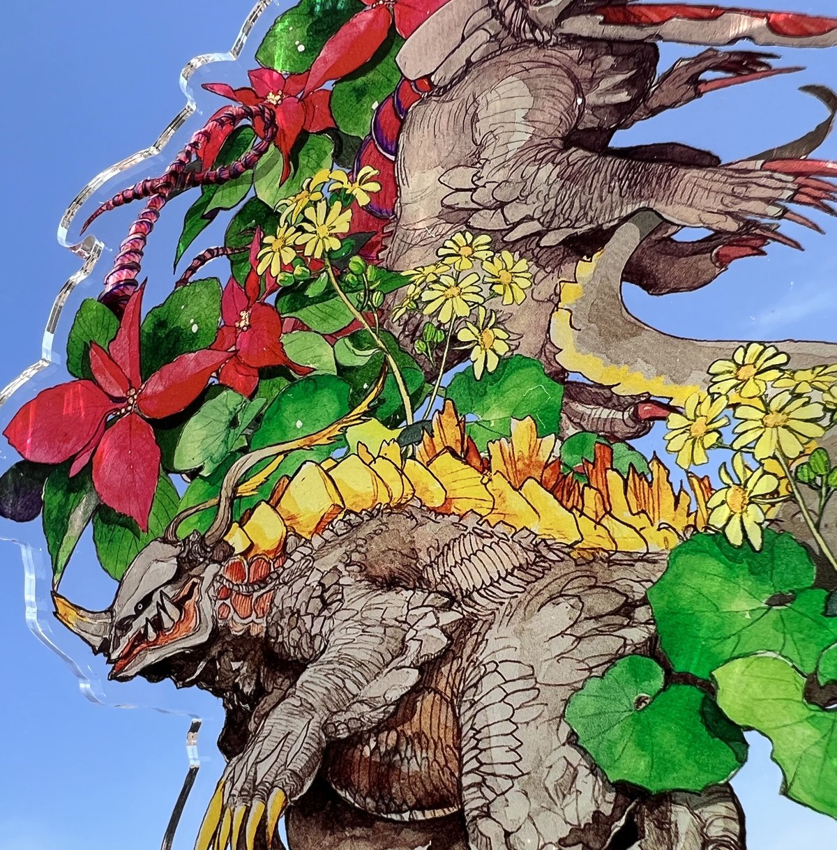 シン・禍威獣百花 アクリルスタンド_ ネロンガ＆ガボラ | NEST+WEB SHOP