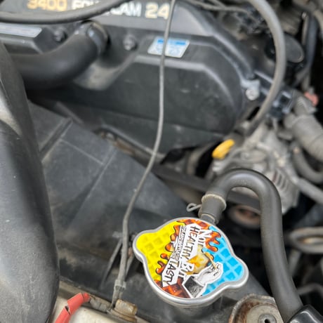 WAFFLE” RADIATOR CAP STICKER
