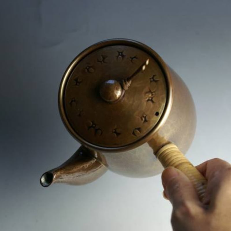 手づくり銅器 急須生地色高形 茶器 | 鎌倉清雅堂
