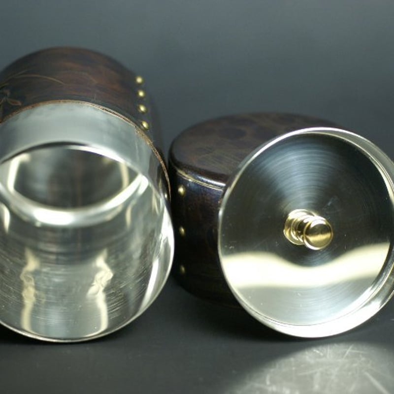 銅器 茶筒 茶器 茶道具 香道具 物入れ 装飾品 工芸品 置物 茶筒 銅 手づくり 風紋 六半斤 茶器【工芸ギフト】【引出物御祝