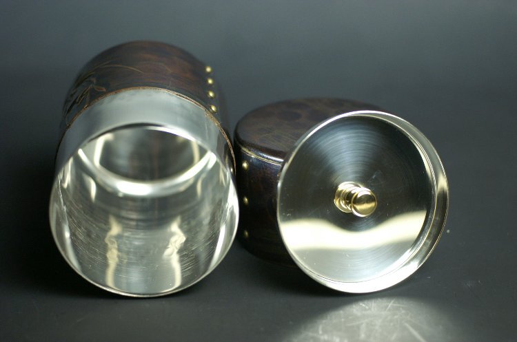 伝統工芸 　建水　 茶筒 こぼし　日本製 工芸品　鍛栄工房　未使用 茶道具 建水 茶筒 こぼし 日本製 工芸品 - メルカリ
