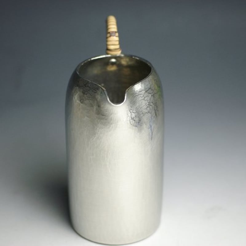 手作り錫器 錫ちろり 口出し 高形（320cc） 酒器 プレゼント 日本酒 御