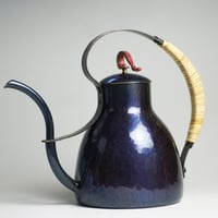 コーヒーサーバー  紫銅色  650cc コーヒーポット 薬缶 銅器 手作り  茶器 【工芸ギフト】