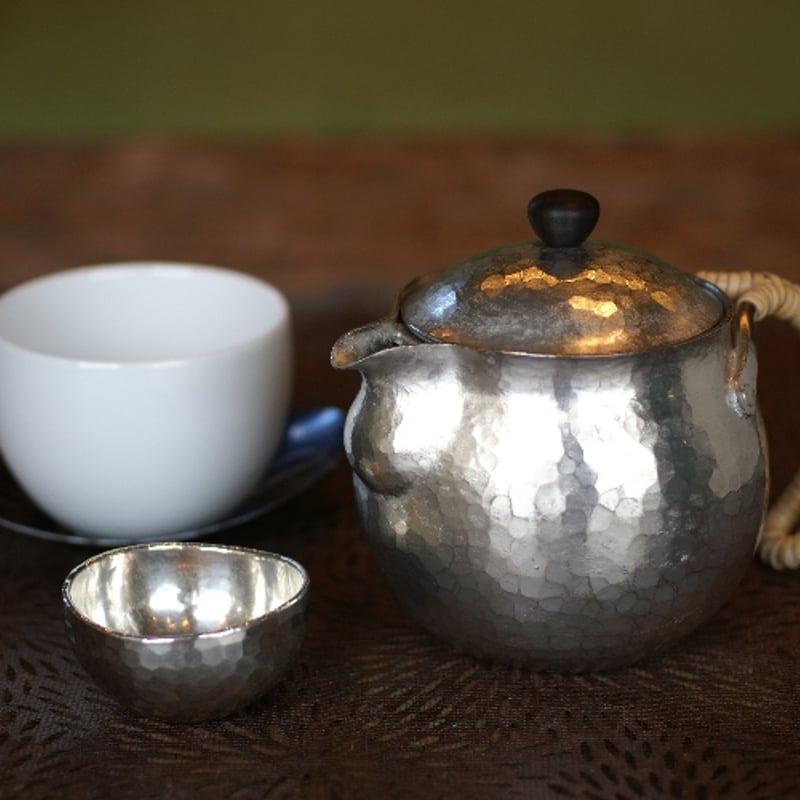 急須 銅器 手作り 錫被 酒器 茶器【工芸ギフト】【日本酒焼酎】【亮