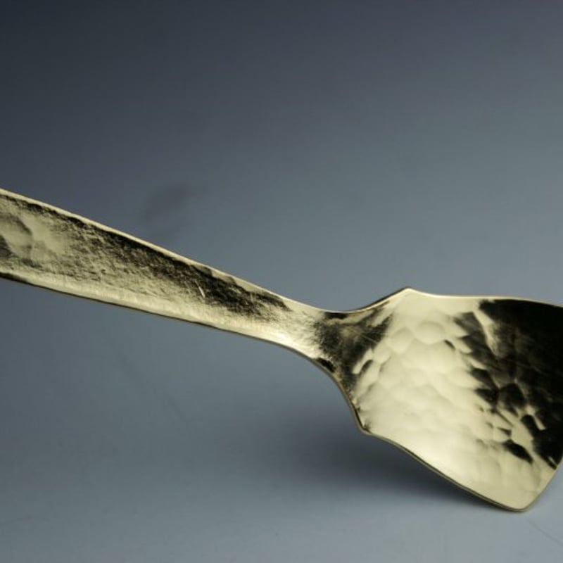 手作り銅器 アイスクリームスプーン 金色 | 鎌倉清雅堂