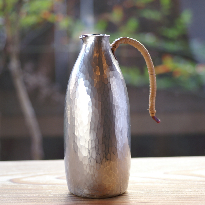 手作り錫器 錫ちろり細口徳利形 酒器【日本酒】 | 鎌倉清雅堂