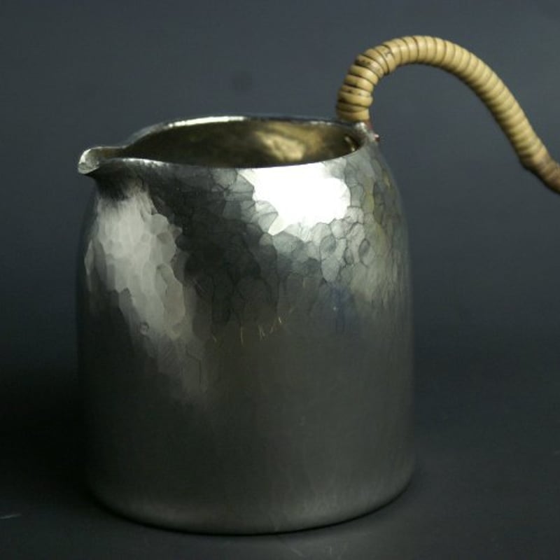 錫器 ちろり 平形 二合用 酒器 片口 手作り 錫製 【プレゼント