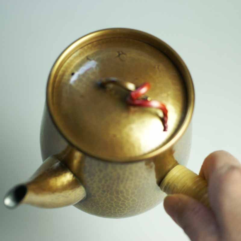 手づくり銅器 急須生地色高形 茶器 | 鎌倉清雅堂