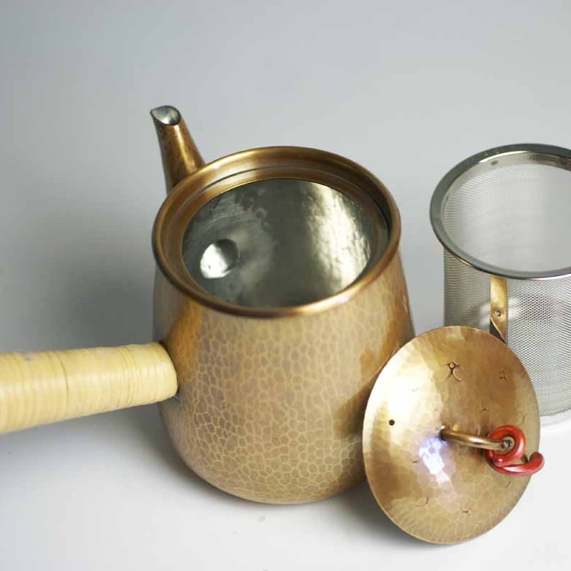 手づくり銅器 急須生地色高形 茶器 | 鎌倉清雅堂