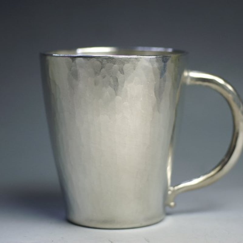 手作り 錫器 カップ 手付 酒器 【ビール焼酎ウイスキー】【逸品ギフト