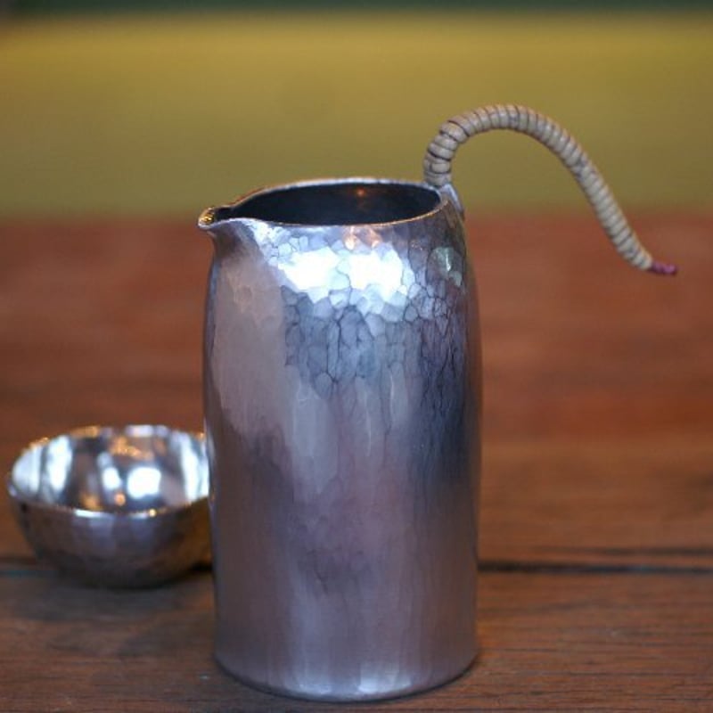 錫器 ちろり 高形底広 1.5合用 酒器 片口 手作り 錫製 【プレゼント