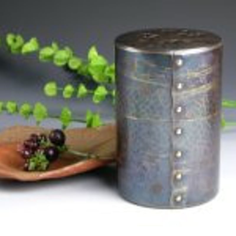 茶筒 銅 手づくり 風紋 六半斤 茶器【工芸ギフト】【引出物御祝 茶筒 銅 手づくり 風紋 六半斤 茶器【工芸ギフト】【引出物御祝
