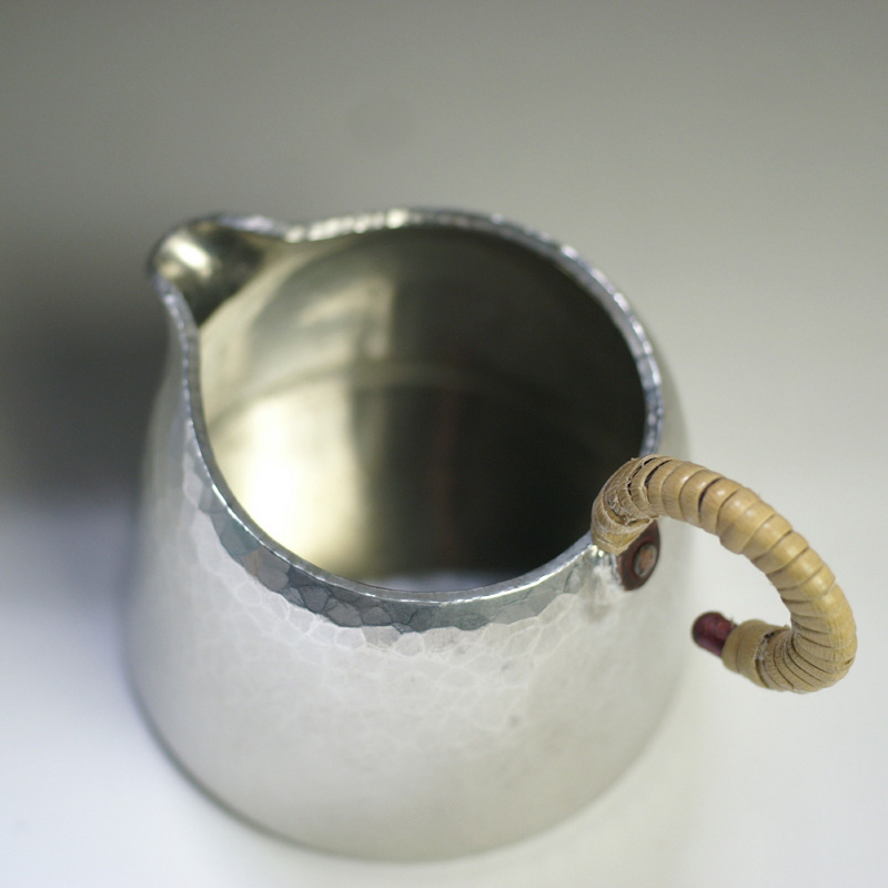 手作り錫器 酒器錫ちろり リング手 (一合用) 酒器【日本酒 手作り錫器 酒器錫ちろり リング手 (一合用) 酒器【日本酒