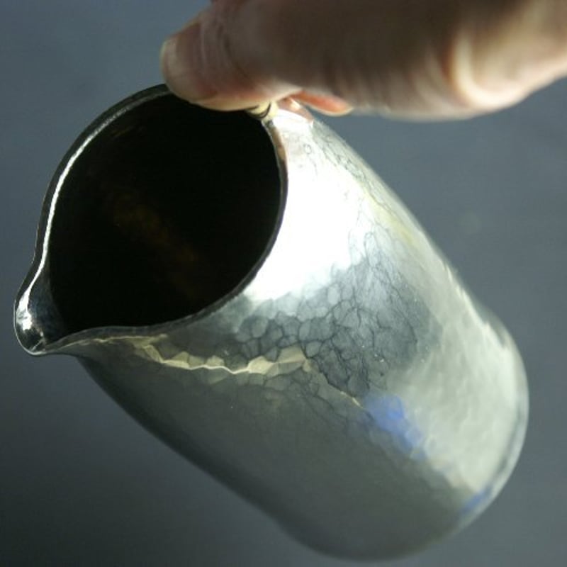 錫器 ちろり 高形底広 1.5合用 酒器 片口 手作り 錫製 錫器 ちろり 高形底広 1.5合用 酒器 片口 手作り 錫製