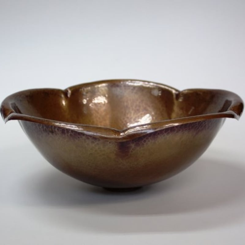 受注制作品 銅の手洗器 梅形 | 鎌倉清雅堂