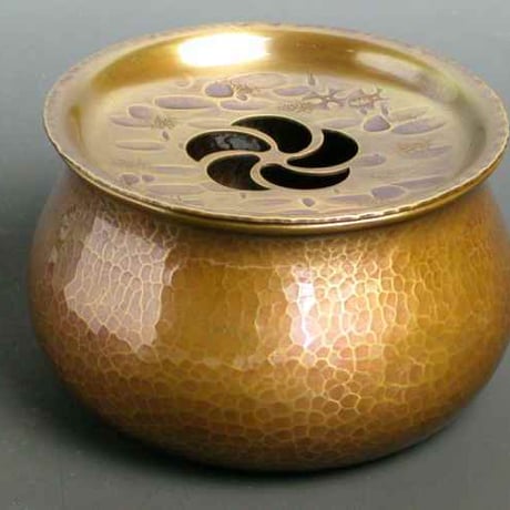 茶道具　建水　真鍮製(胴体外側に力強い文様あり)　紙箱　N326K 楽天市場】茶道 建水（ホビー）の通販