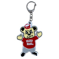 GOLDEN BEARS ラバーキーホルダー　わーい！