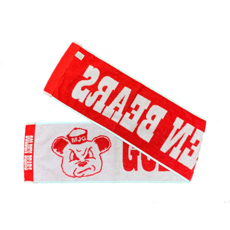 GOLDEN BEARS マフラータオル　（毛違いジャガード織）