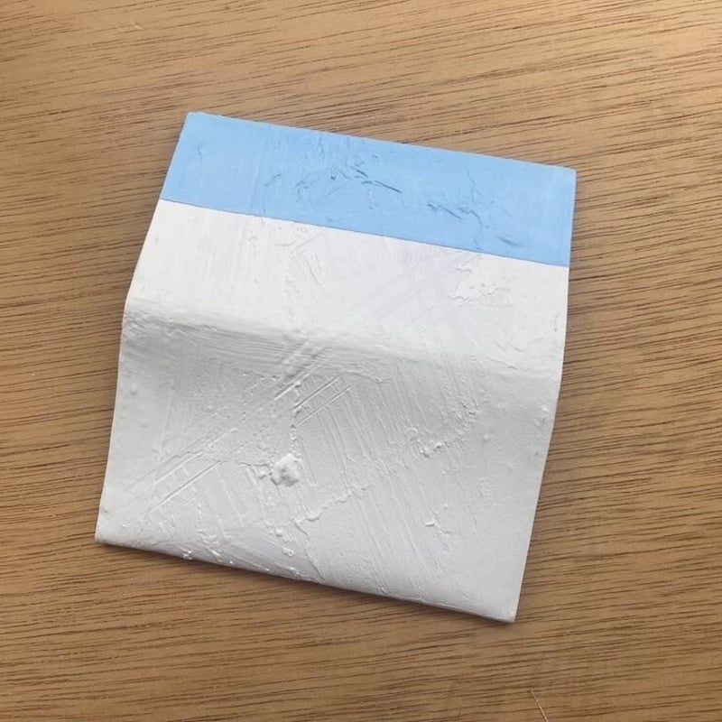 名刺ケース「持ち歩く壁」ホワイト / ブラック（一点もの） カガリ