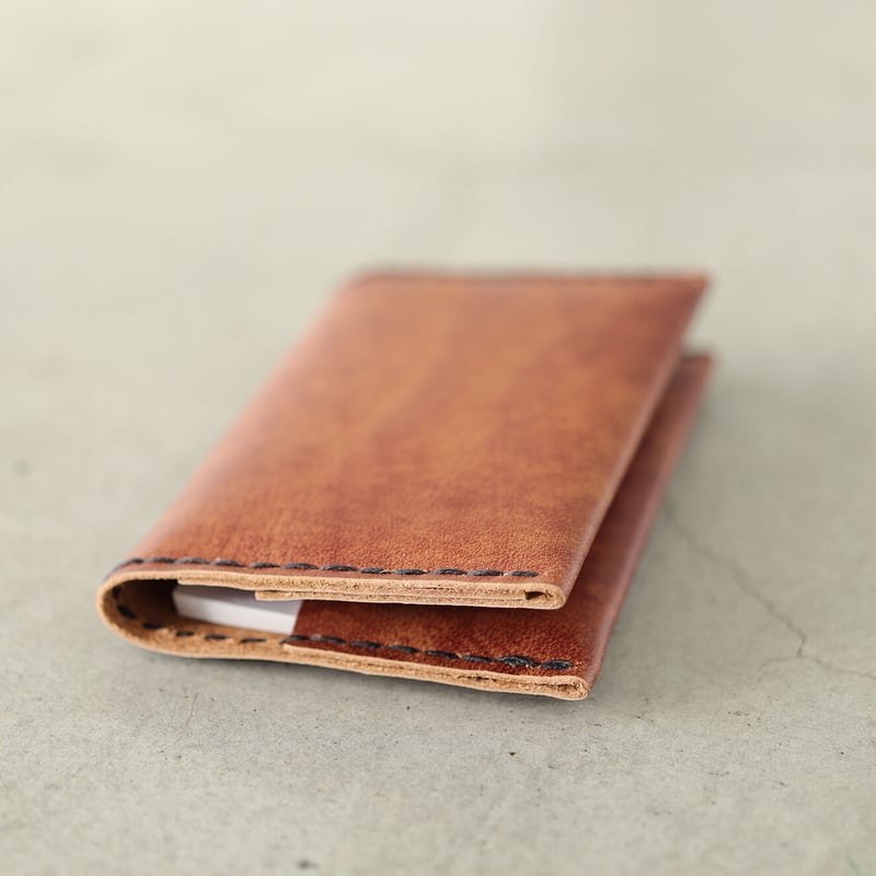 名刺入れ 二つ折り 村瀬鞄行 オンラインショップ / リメイク 二つ折り名刺入れ RE-2804