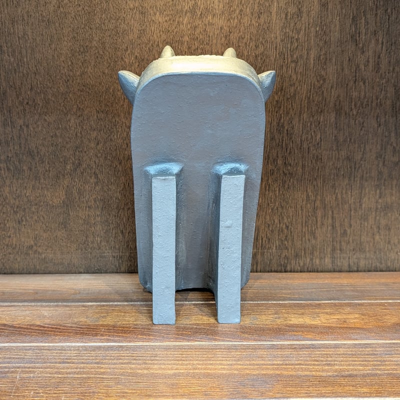 ・鬼瓦 ・約47cm (横) × 約27cm (縦) オリジナル鬼瓦表札（縦型）【4文字まで対応】 | oniyoshishop's