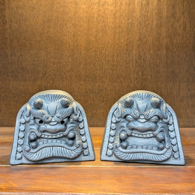 ミニ飾り鬼瓦阿吽セット(即納可能) | oniyoshishop's STORE