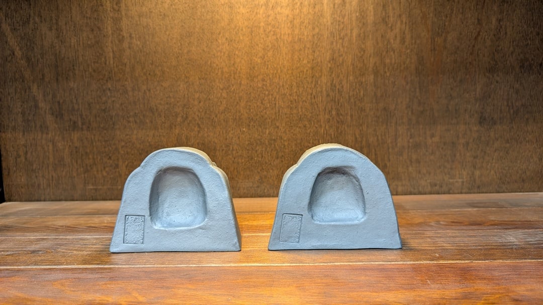 ミニ飾り鬼瓦阿吽セット(即納可能) | oniyoshishop's STORE