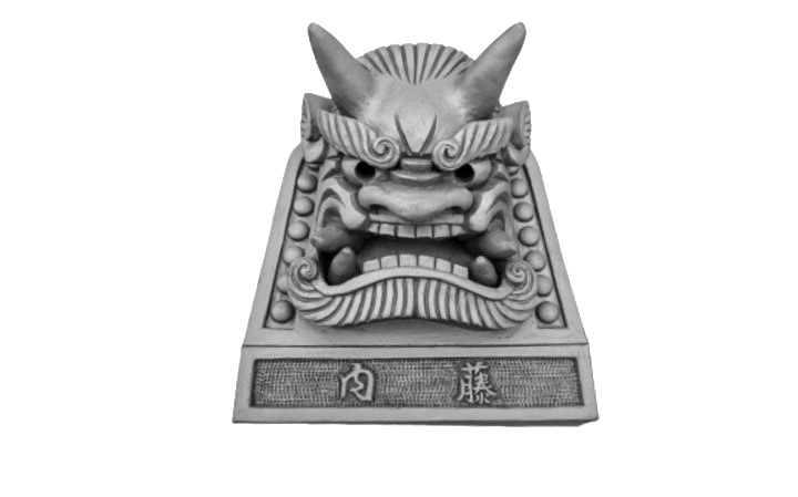 鬼瓦表札横型置きタイプ『佐藤』名入り 鬼瓦表札横型置きタイプ『佐藤』名入り - メルカリ