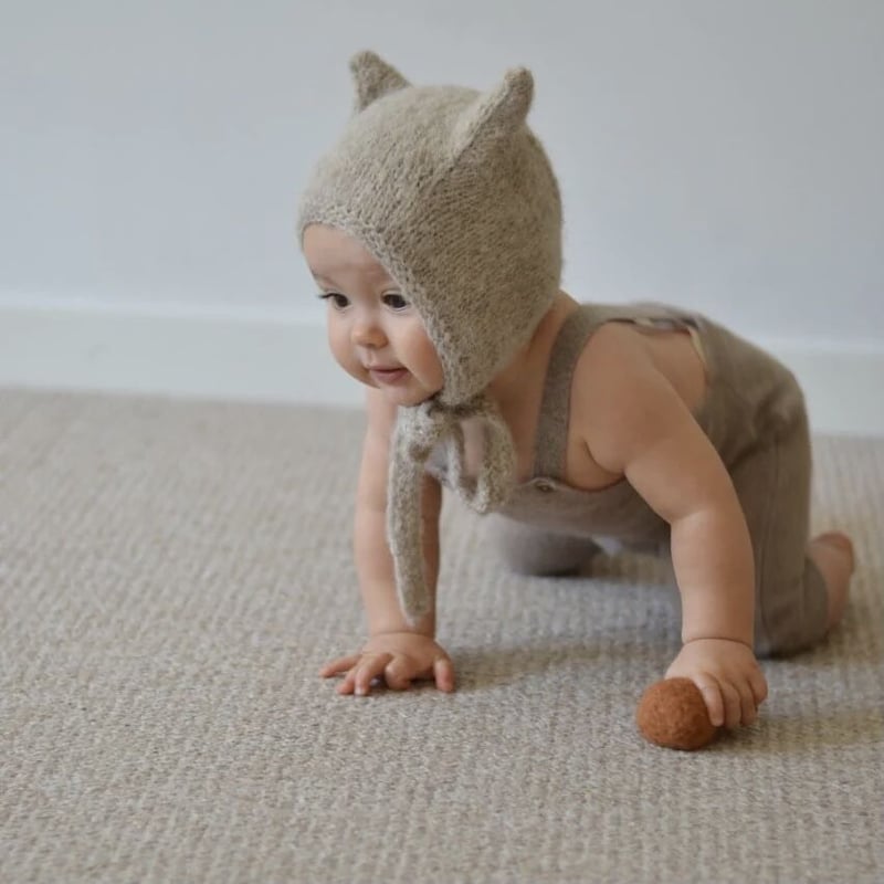 bambolina / classic kitty hat [ beige ] | sopomoln