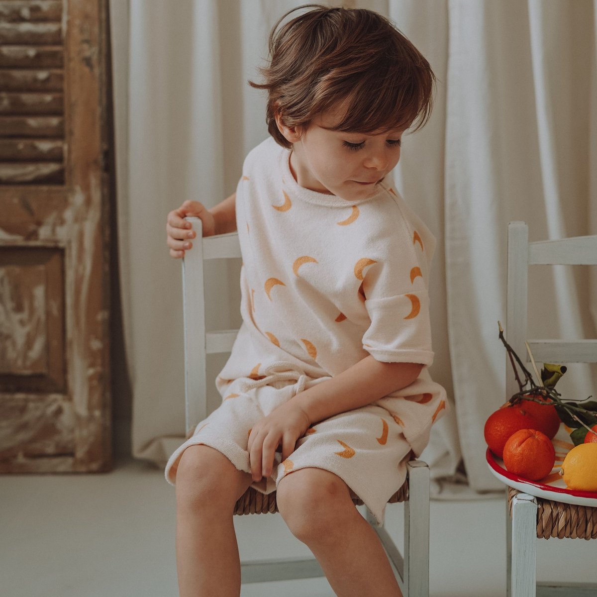 【organic zoo】Honey Midnight Romper 0-6m