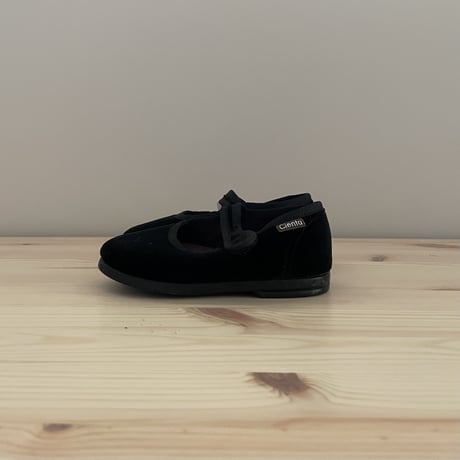 Cienta / Formal Strap Shoes Velour［black］