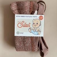 SILLY Silas  /  FOOTLESS TIGHTS WITH BRACES 《 Salted Caramel 》