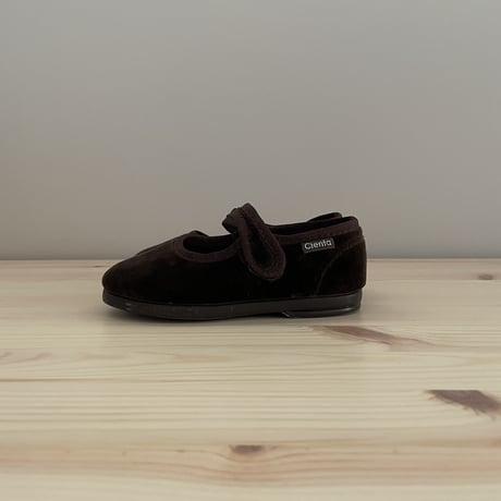 Cienta / Formal Strap Shoes Velour［brown］