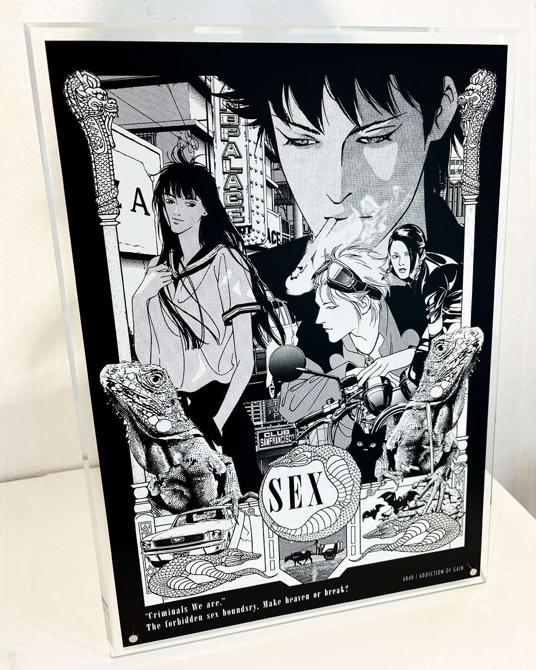 直筆サイン入】ADDICTION OF GAIN / AK40「ARTEXTURE PANE