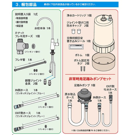 【新商品】　浄水器SESERA（せせら）SYUS2