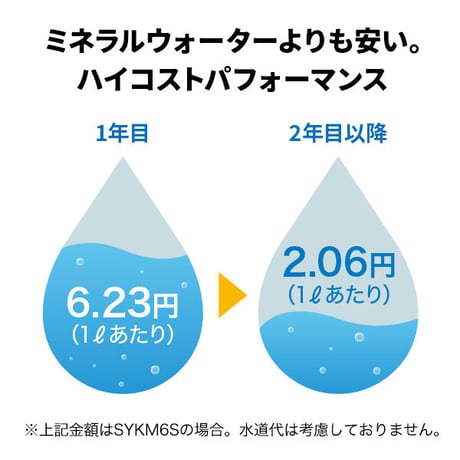浄水器 SESERA（せせら） SY-KM6S　足踏みポンプセット