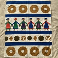 [Dala Treasures 73]  スウェーデン アルメダールス お菓子作りのタペストリー